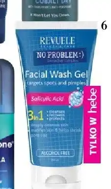 Hebe Oczyszczający żel do twarzy 3 w 1 bez alkoholu Revuele No Problem oferta