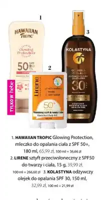 Hebe Mleczko do opalania ciała Hawaiian Tropic Glowing Protection SPF 50+ oferta