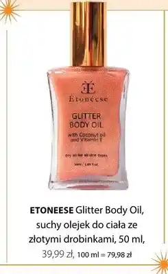 Hebe Suchy olejek do ciała ze złotymi drobinkami Etoneese Glitter Body Oil oferta