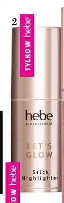 Hebe Rozświetlacz do twarzy w sztyfcie Hebe Professional Let's Glow Stick Highlighter Moonlite oferta