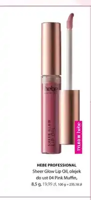 Hebe Olejek do ust Hebe Professional Sheer Glow Lip Oil 04 Pink Muffin oferta