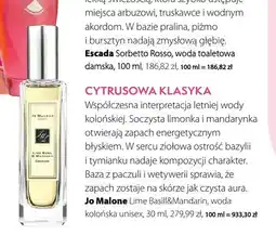 Hebe Woda kolońska unisex Jo Malone Lime Basil & Mandarin oferta