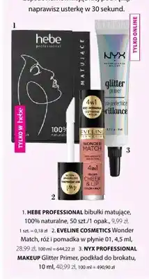 Hebe Bibułki matujące Hebe Professional oferta