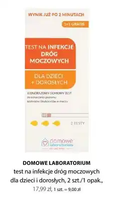 Hebe Test na infekcje dróg moczowych dla dzieci i dorosłych Domowe Laboratorium oferta
