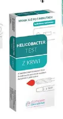 Hebe Test do wykrywania zakażenia bakterią Helicobacter pylori z krwi Domowe Laboratorium oferta