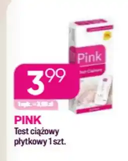 Koliber drogerie Test ciążowy płytkowy Pink oferta