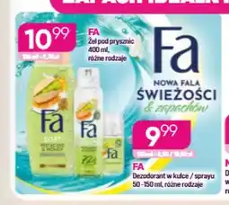 Koliber drogerie Żel pod prysznic Fa oferta
