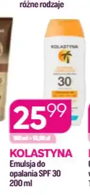 Koliber drogerie Emulsja do opalania SPF 30 Kolastyna oferta