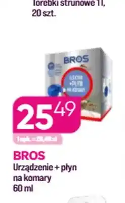 Koliber drogerie Urządzenie i płyn na komary Bros oferta