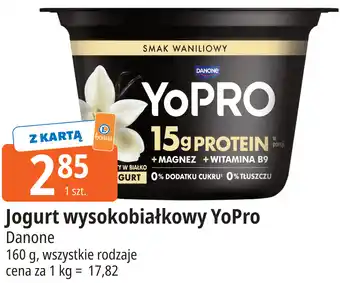 E.Leclerc Jogurt wysokobiałkowy YoPro Danone oferta