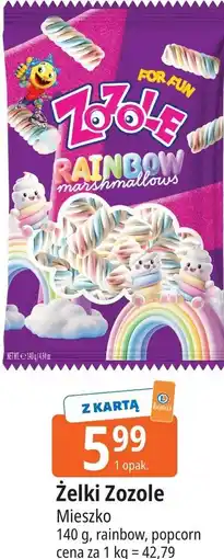 E.Leclerc Żelki Zozole Mieszko Rainbow Marshmallows oferta