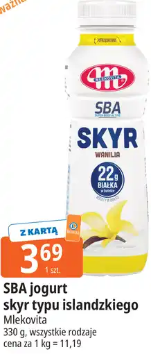 E.Leclerc SBA jogurt skyr typu islandzkiego Mlekovita oferta
