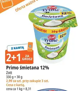 E.Leclerc Zott Primo śmietana 12% oferta