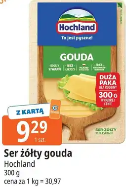 E.Leclerc Ser żółty gouda Hochland oferta