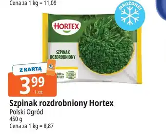 E.Leclerc Szpinak rozdrobniony Hortex oferta