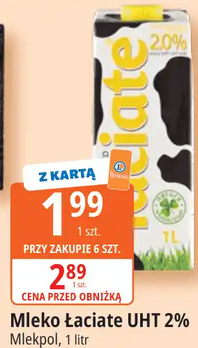 E.Leclerc Mleko Łaciate UHT 2% oferta