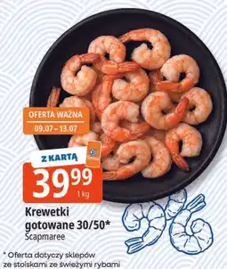 E.Leclerc Krewetki gotowane 30/50 Scapmaree oferta