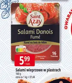 E.Leclerc Salami wieprzowe w plastrach Saint Azay oferta