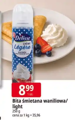 E.Leclerc Delisse Bita śmietana waniliowa/light oferta