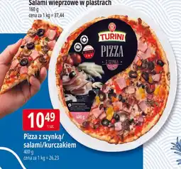 E.Leclerc Pizza z szynką/salami/kurczakiem Turini oferta