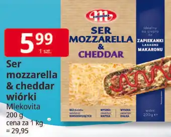 E.Leclerc Ser mozzarella & cheddar wiórki Mlekovita oferta