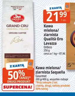 E.Leclerc Kawa mielona/ziarnista Saquella Gourmet oferta