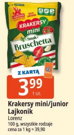E.Leclerc Krakersy mini/junior Lajkonik Lorenz oferta