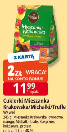 E.Leclerc Cukierki Mieszanka Krakowska/Michałki/Trufle Wawel oferta