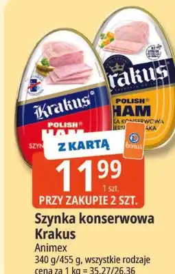 E.Leclerc Szynka konserwowa Krakus oferta