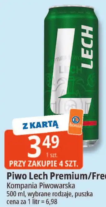 E.Leclerc Piwo Lech Premium/Free oferta