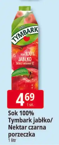 E.Leclerc Sok 100% Tymbark jabłko / Nektar czarna porzeczka oferta