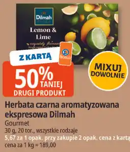 E.Leclerc Herbata czarna aromatyzowana ekspresowa Dilmah Gourmet oferta