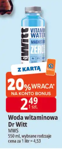 E.Leclerc Woda witaminowa Dr Witt oferta
