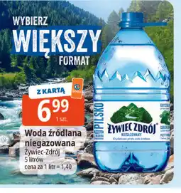 E.Leclerc Woda źródlana niegazowana Żywiec-Zdrój oferta