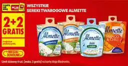 Biedronka Wszystkie sery twarogowe Almette oferta