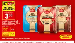 Biedronka Ser żółty w plastrach Królewski Sierpc oferta