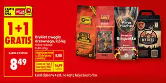 Biedronka Brykiet z węgla drzewnego oferta