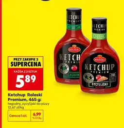 Biedronka Ketchup łagodny Roleski Premium oferta