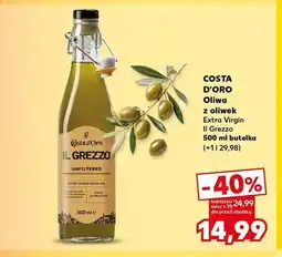 Kaufland Oliwa z oliwek Costa D'Oro Il Grezzo Extra Virgin oferta