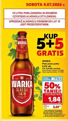 Kaufland Piwo Warka Classic oferta