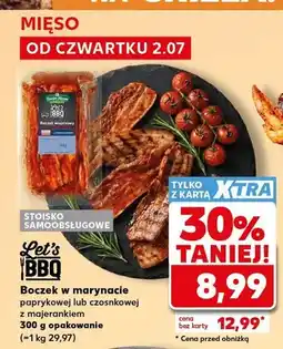 Kaufland Boczek w marynacie paprykowej z majerankiem Let's BBQ oferta