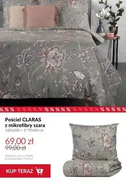 Homla Pościel z mikrofibry CLARAS szara oferta