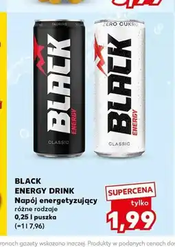 Kaufland Napój energetyzujący Black Energy Drink Classic oferta