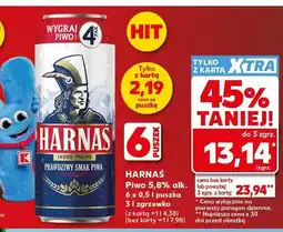 Kaufland Piwo Harnaś 6-pak oferta