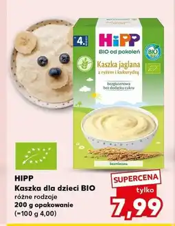 Kaufland Kaszka dla dzieci HiPP BIO jaglana oferta
