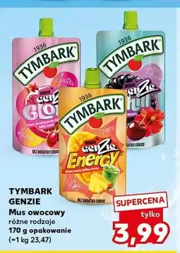 Kaufland Mus owocowy Tymbark Genzie Glo oferta
