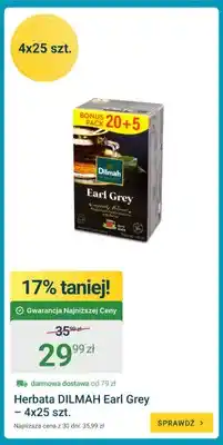 ERLI Herbata czarna Dilmah Earl Grey 4-pak oferta