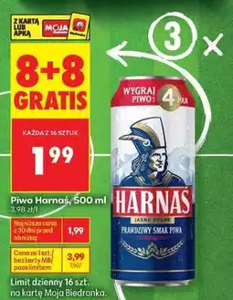 Biedronka PIWO HARNAŚ 500 ML oferta