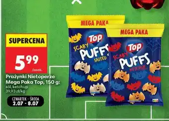 Biedronka Prażynki Nietoperze Mega Paka Top, 150 g oferta