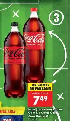 Biedronka Napój gazowany Coca-Cola lub Coca-Cola Zero Cukru, 2 l oferta